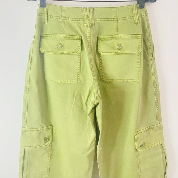Lime Green Utility Chic — B.P. Cargo Pants (Size 6) - Picture 8 of 17